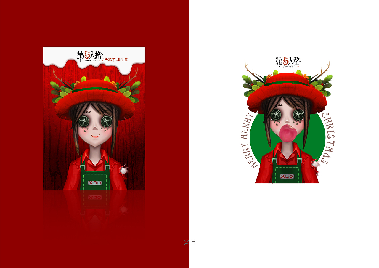 圣诞节游戏主题场景/ 人物装扮设定/衍生品应用设计