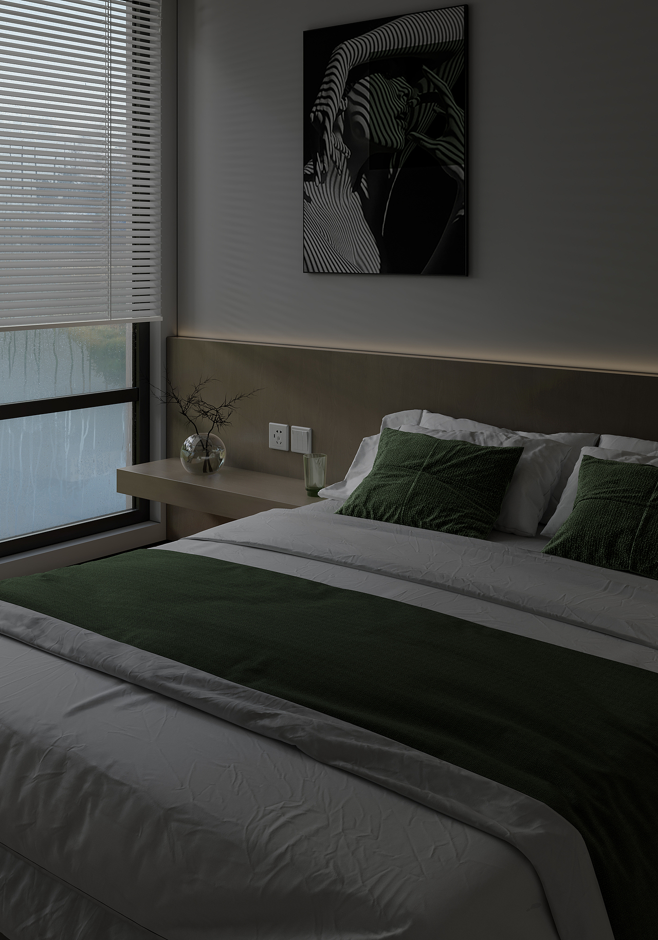 現(xiàn)代臥室（圖ZMzA3NzEzODM2） - 家裝設(shè)計 - 站酷設(shè)計師A天王蓋地虎原創(chuàng)素材 - 站酷ZCOOL