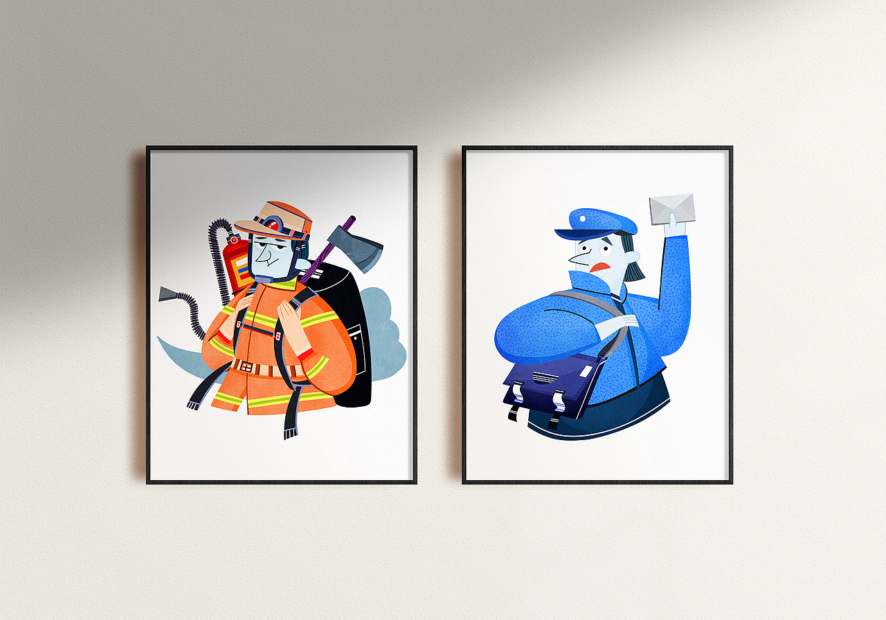 消防员 | 邮递员