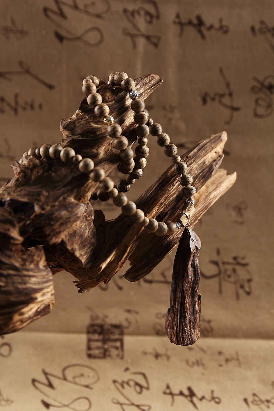 树意佛珠静物拍摄