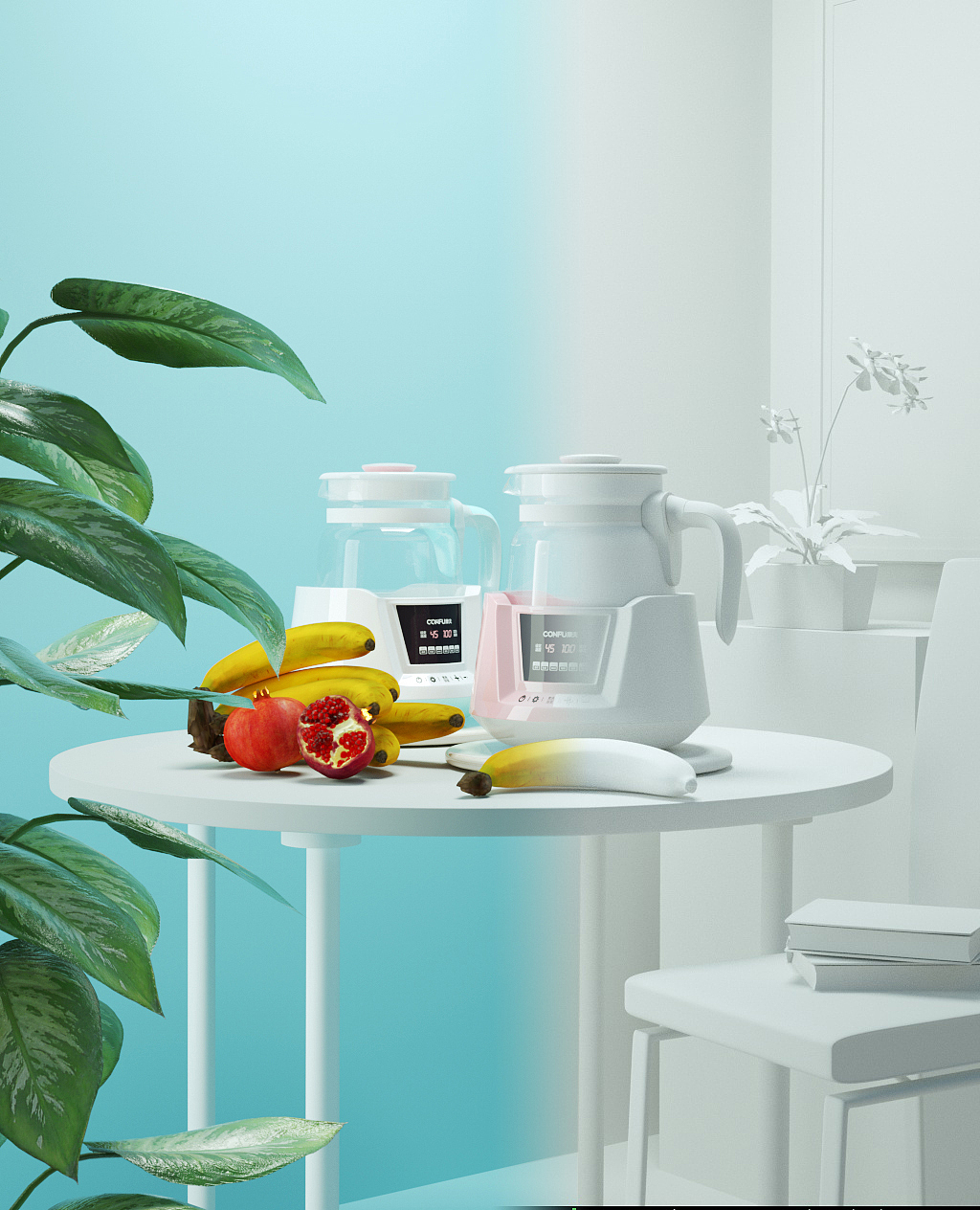 调奶器建模 场景渲染（图ZMTU4MjQyNjIw） - 场景 - 站酷设计师无相jack原创素材 - 站酷ZCOOL