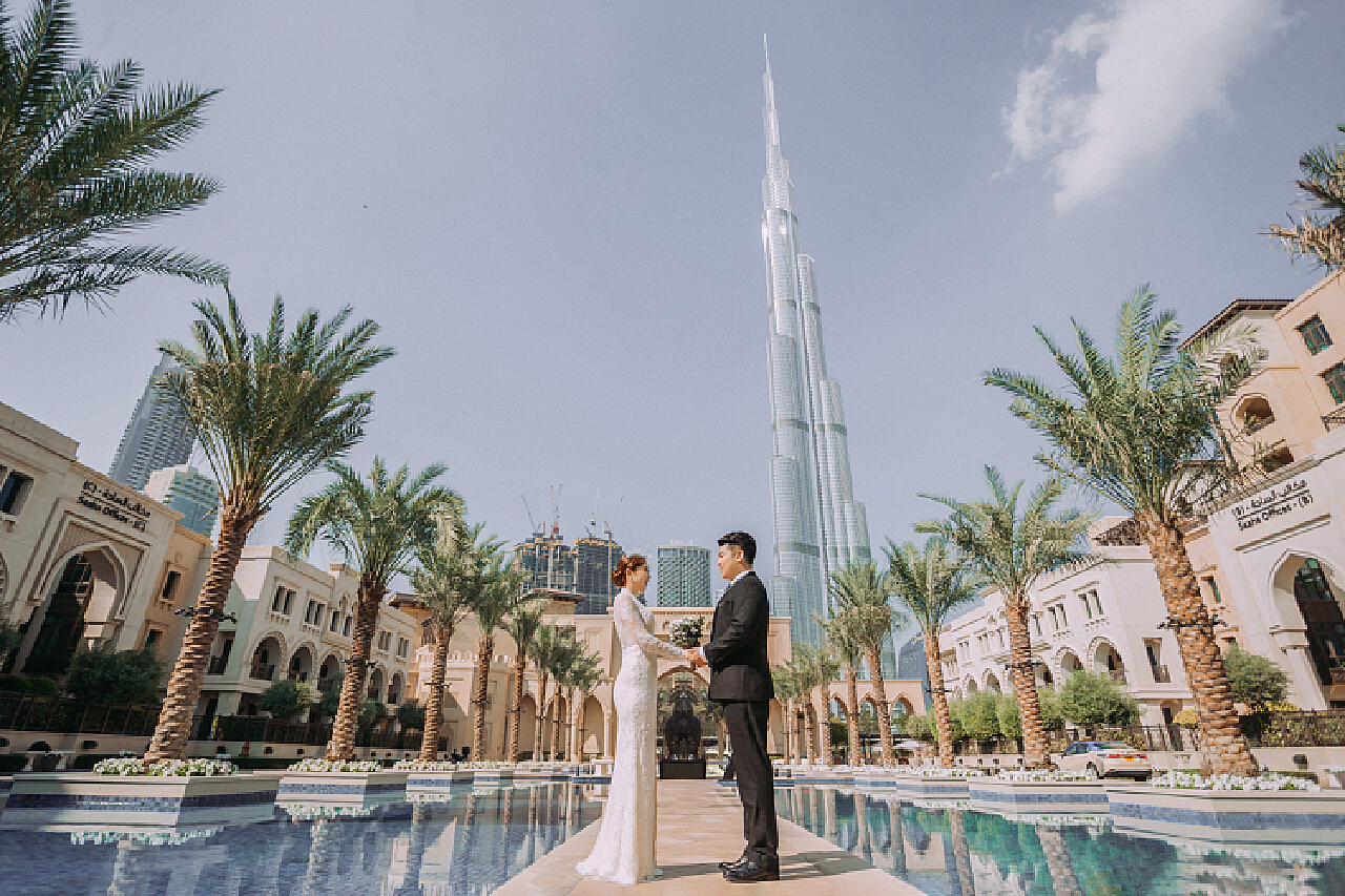 迪拜婚纱照本地实体店高端品牌-千遇视觉全球旅拍