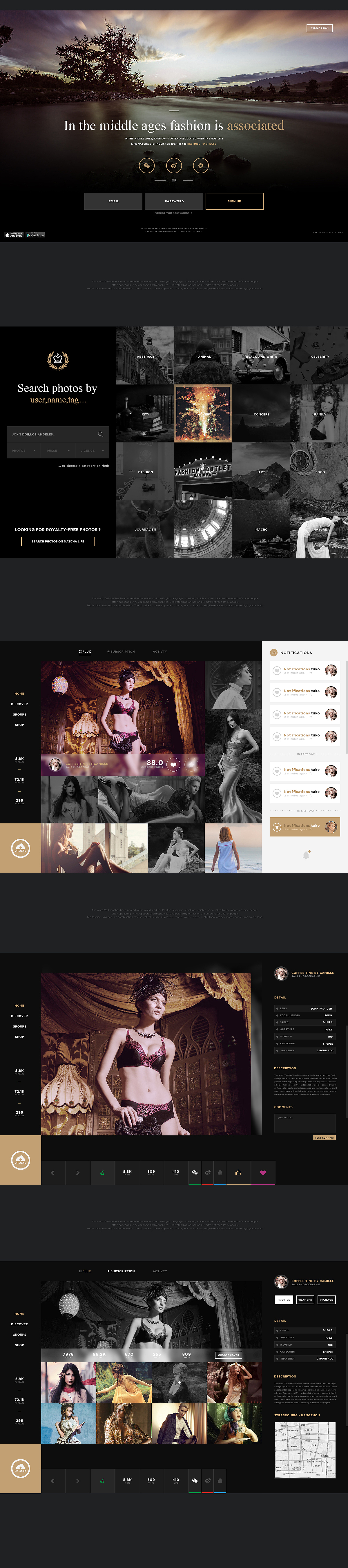 欧美高端女装网页练习(2.5)（图ZMzI4NTEzNzI=） - 电商 - 站酷设计师吉时已到1989原创素材 - 站酷ZCOOL