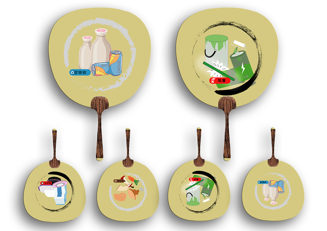 原创MG动画_垃圾分类_衍生品设计