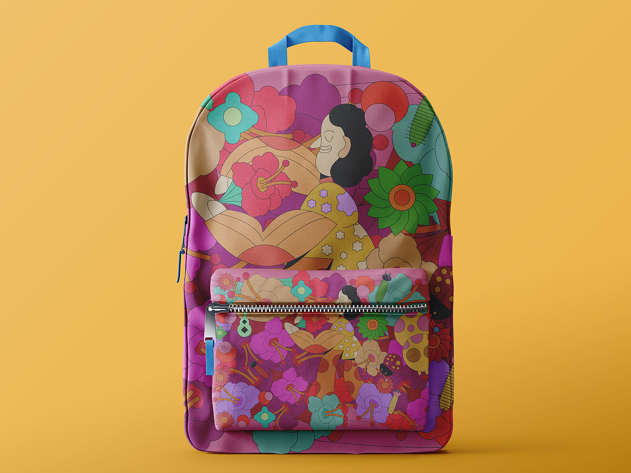 花花世界 生生不息——平安银行双卡面图案创作（图ZMjg0NjA4NDUy） - 图案 - 站酷设计师马六一原创素材 - 站酷ZCOOL