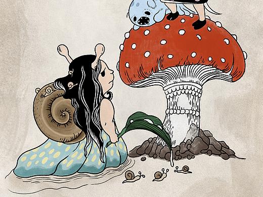 临摹石黑亚矢子的妖精~(个人主页-ZNDAyNzAwNDA=) - 创作习作 - 站酷设计师墩墩喝牛奶原创素材 - 站酷ZCOOL
