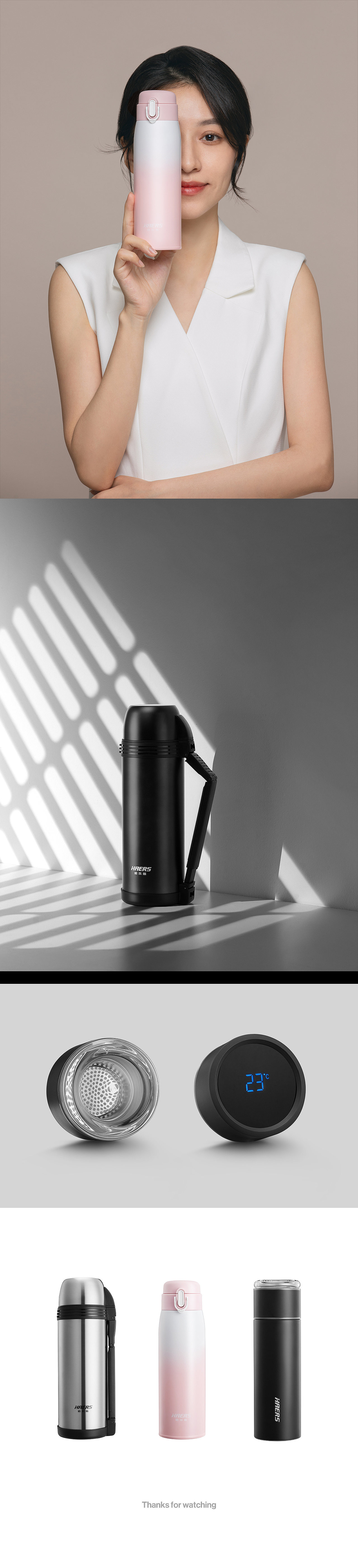 保温杯 如影随形（图ZMjY0MTM5OTA0） - 产品摄影 - 站酷设计师力虎摄影原创素材 - 站酷ZCOOL