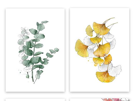 四季（个人主页-ZNDEwNDI5MDg=） - 商业插画 - 站酷设计师秋娘原创素材 - 站酷ZCOOL