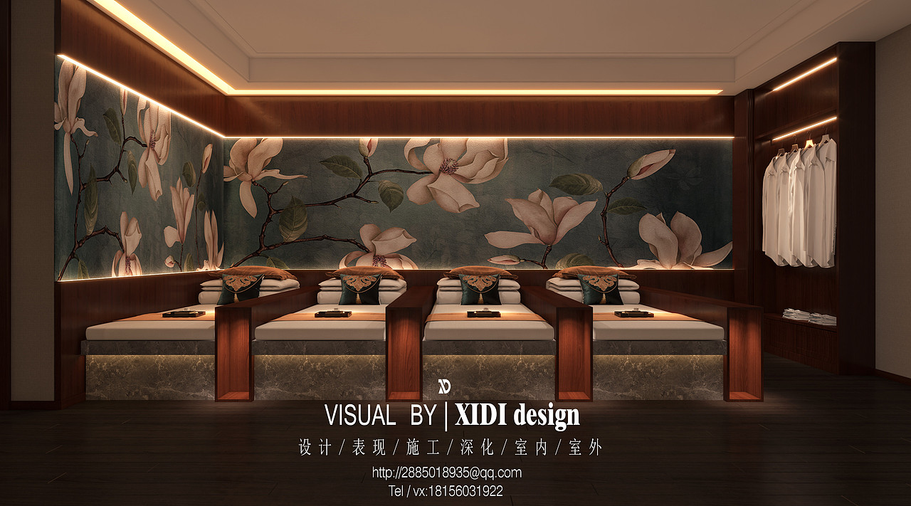 高端足浴会所（图ZMjc4ODgwMDI4） - 家装设计 - 站酷设计师是怡然呀原创素材 - 站酷ZCOOL