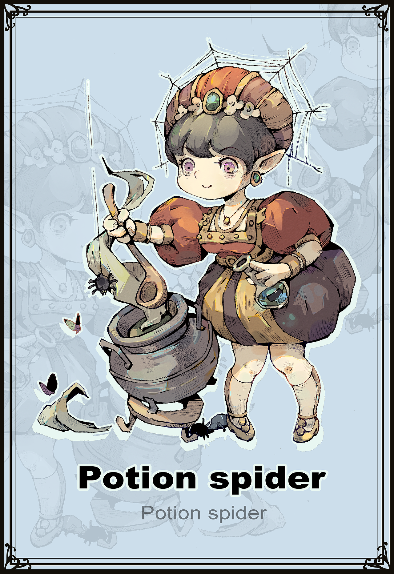 魔法精靈的世界（圖ZMjg1ODMyMzI4） - 游戲原畫(huà) - 站酷設(shè)計(jì)師羅衣葉葉beimi原創(chuàng)素材 - 站酷ZCOOL