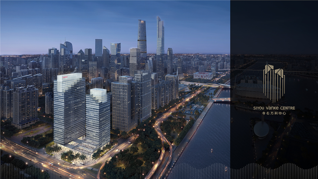 寺右万科中心 | 卓然筑就广州珠江新城商务新生态（图ZMjYwNDE4MzAw） - 品牌 - 站酷设计师GraySama原创素材 - 站酷ZCOOL