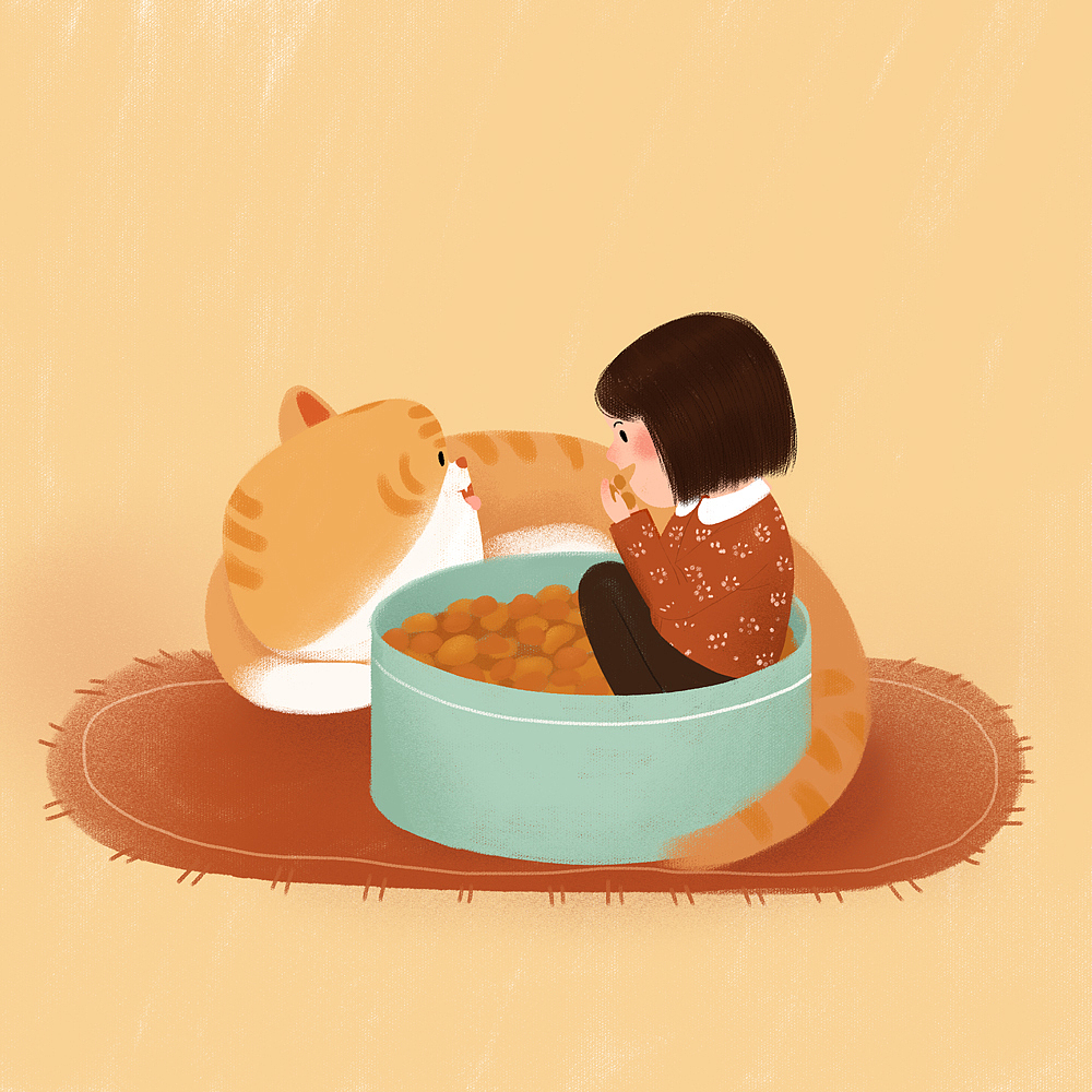 与猫有关（图ZMjg5NDMzMDY4） - 商业插画 - 站酷设计师小八007原创素材 - 站酷ZCOOL