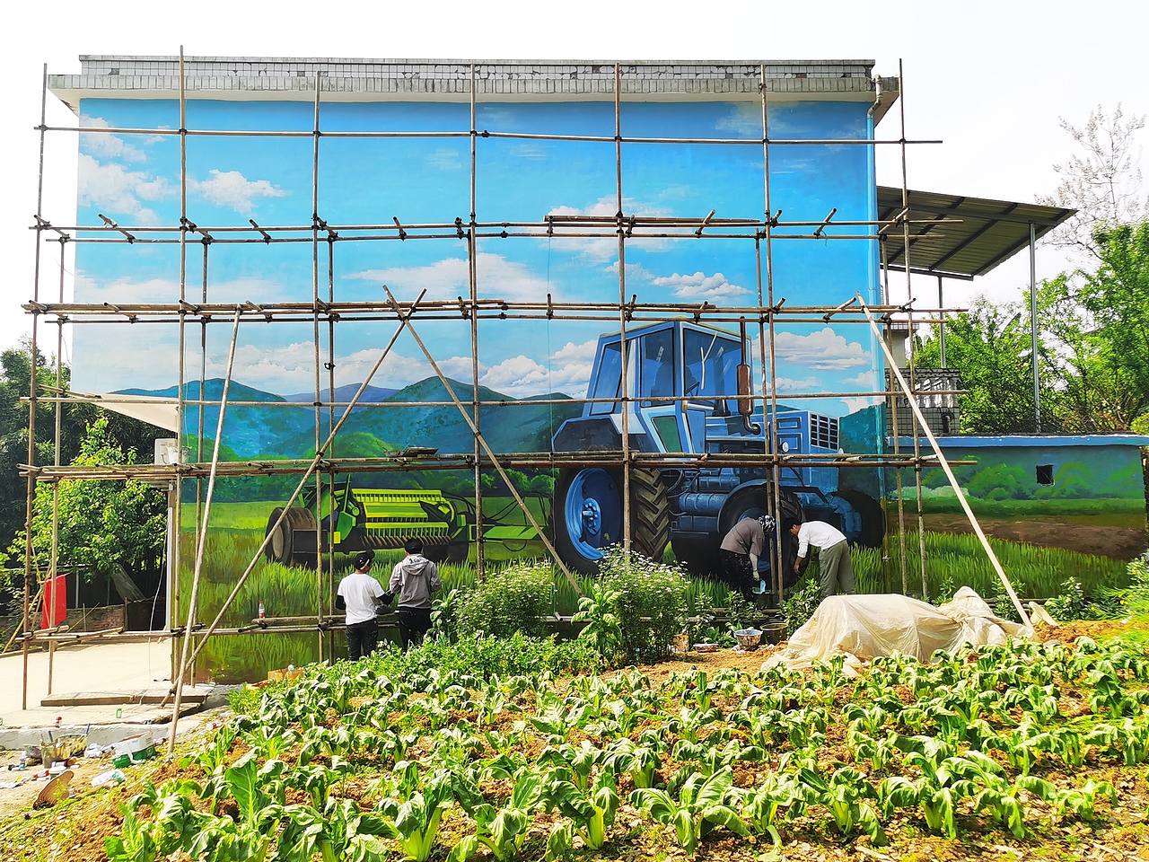 新农村墙绘,新农村壁画,乡村壁画,乡村文化墙