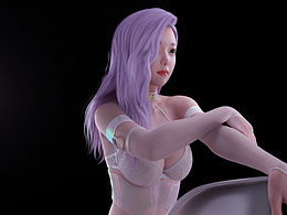 靜態(tài)人物渲染