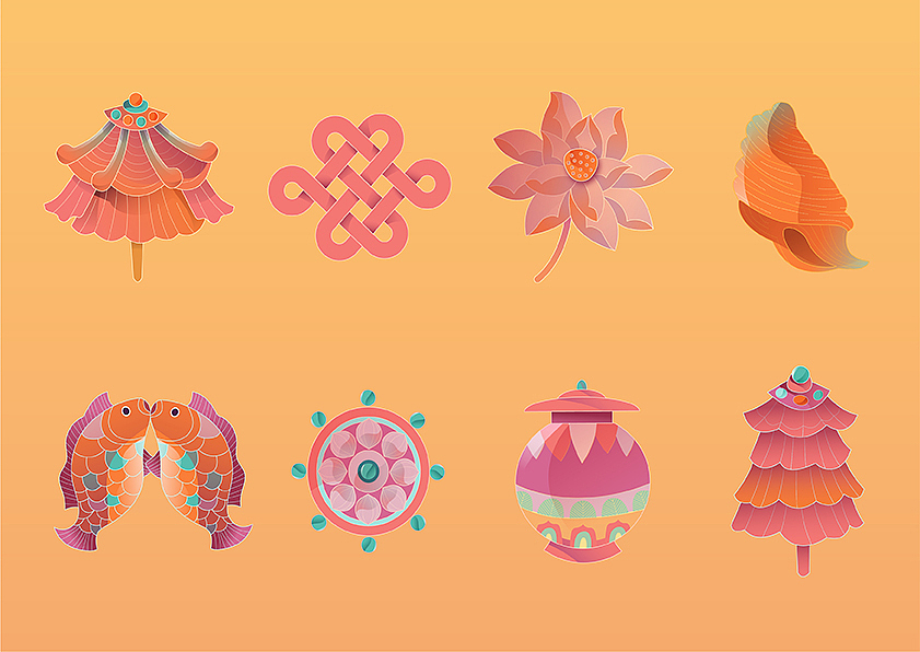 一组AI插画（图ZMjg0Mjg2MzI4） - 创作习作 - 站酷设计师柳叶之剑原创素材 - 站酷ZCOOL