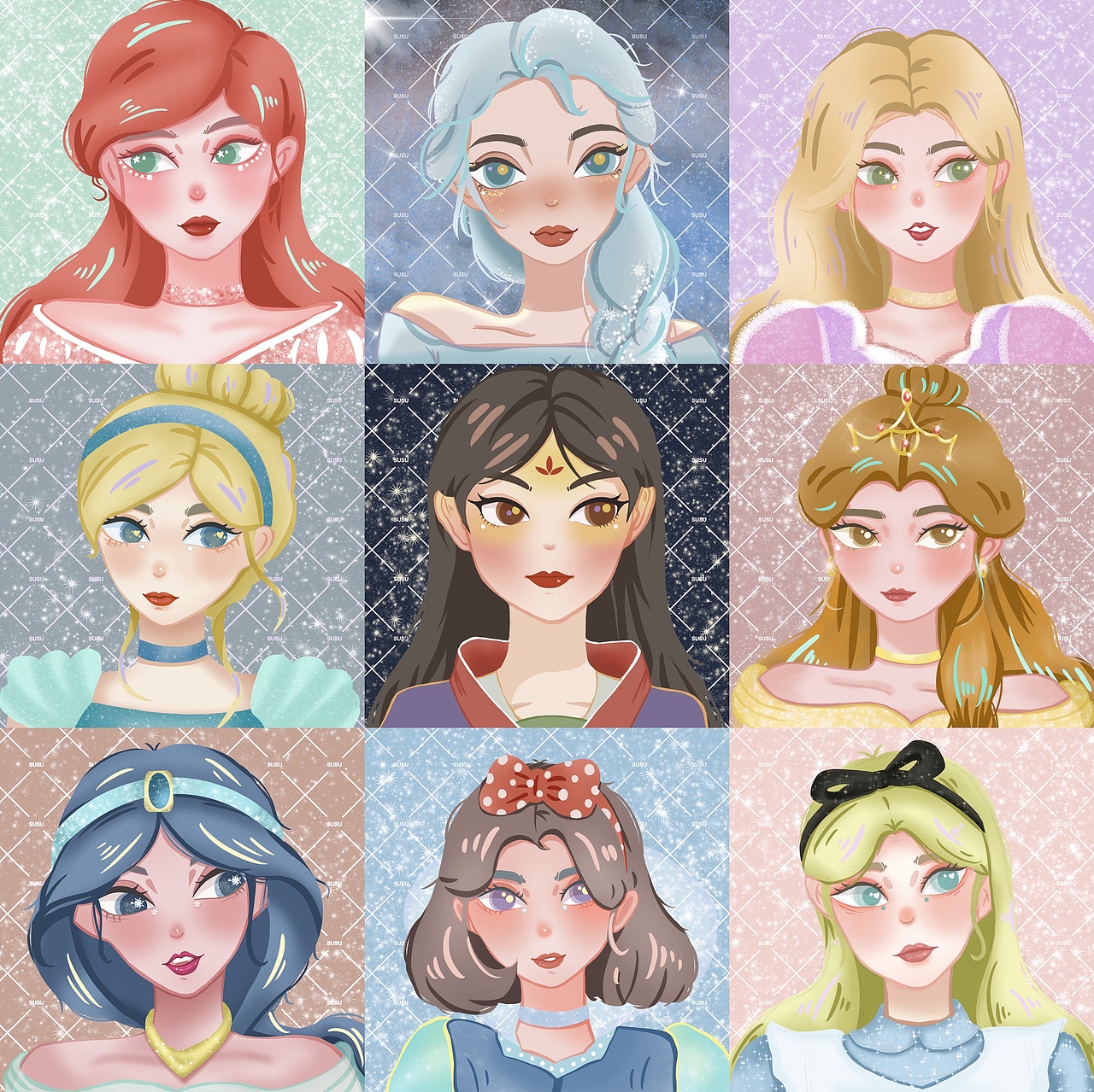 迪斯尼公主系列