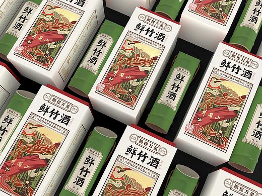 鲜竹酒包装