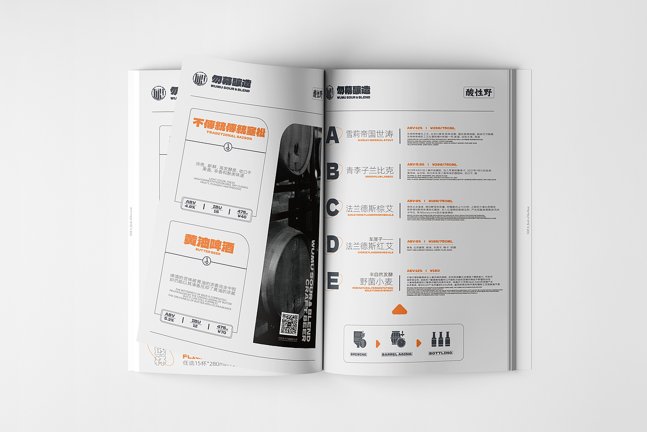 勿幕精酿啤酒酒单菜单设计(一)