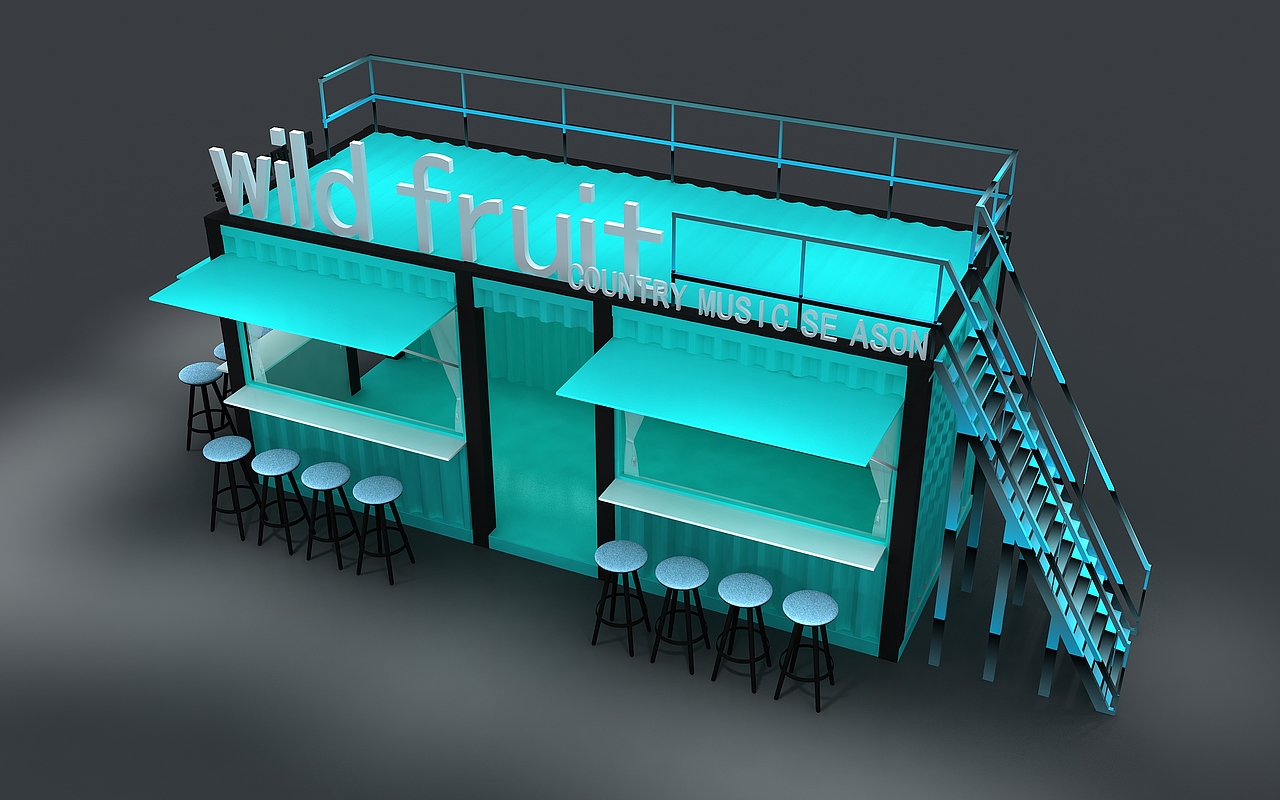 集装箱快闪店（图ZMjE4NDI5MTky） - 其他三维 - 站酷设计师Z91848069原创素材 - 站酷ZCOOL