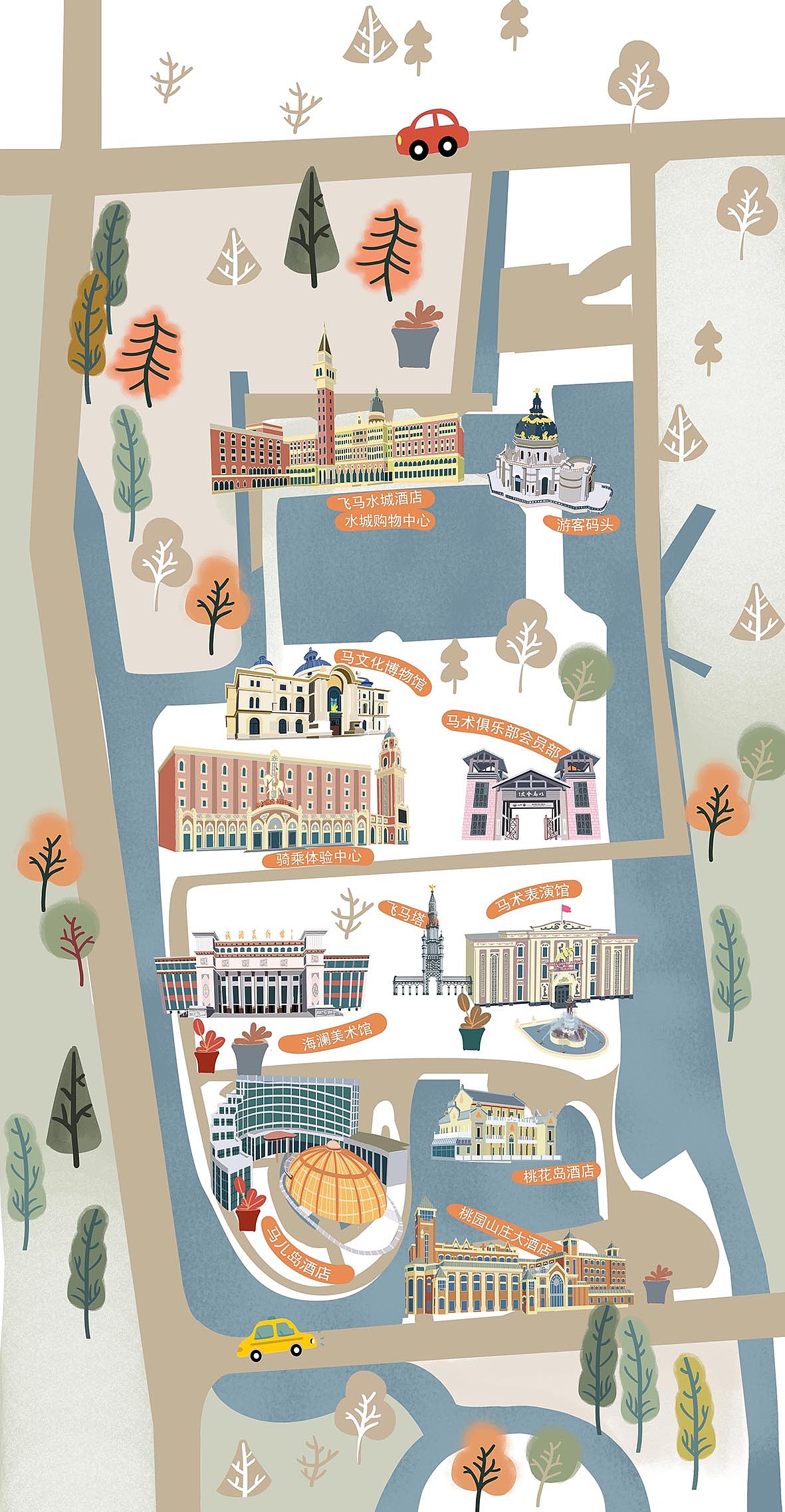 手绘地图各种风格参考大全