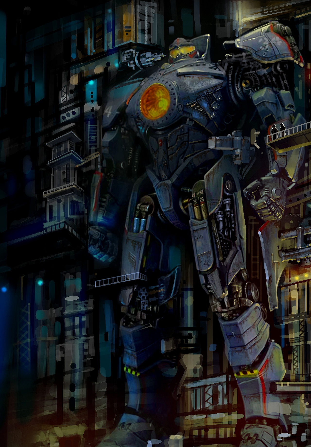 环太平洋|插画|创作习作|带馒头 - 原创作品 - 站酷 (zcool)