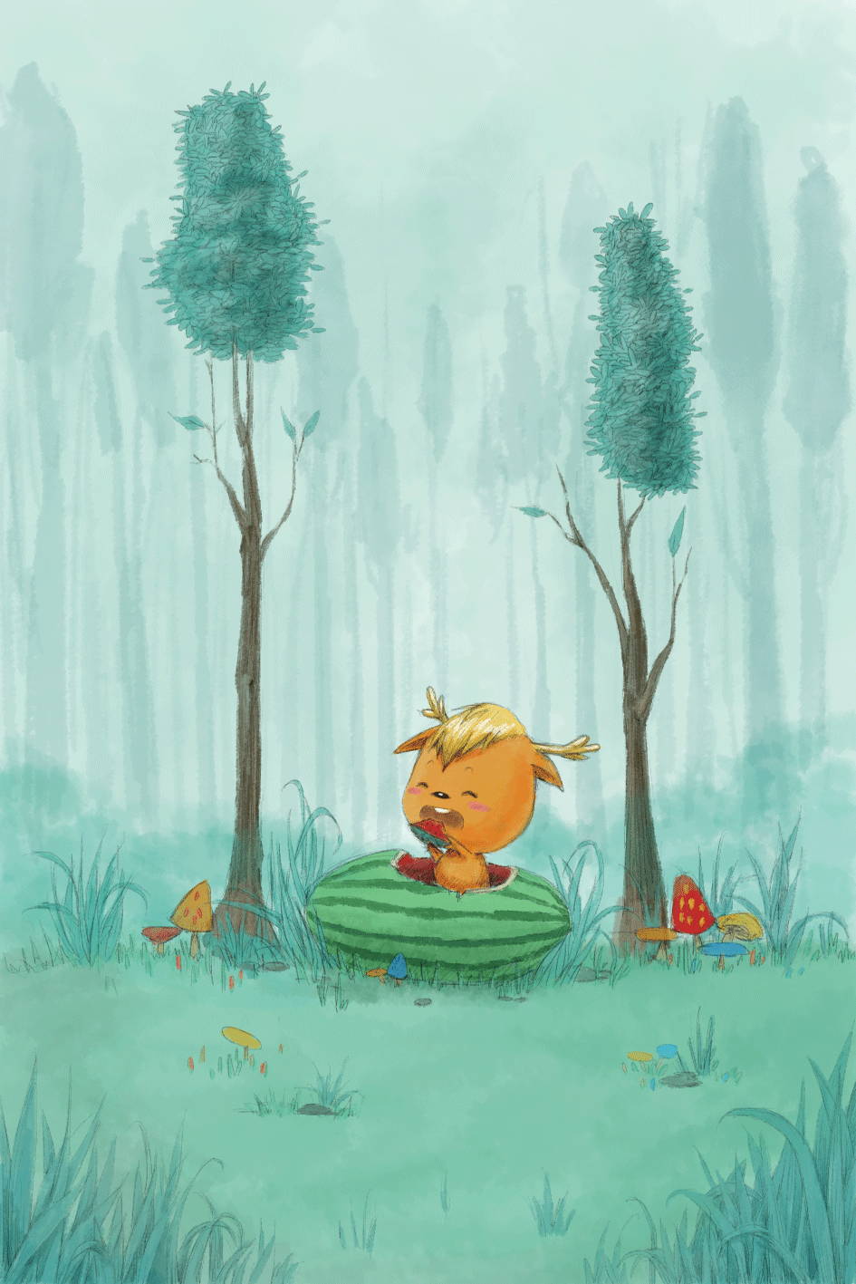 手绘动画（图ZNzE4Mzc0NTI=） - 儿童插画 - 站酷设计师大光子原创素材 - 站酷ZCOOL