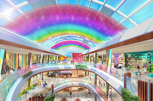 哈尔滨商业空间装修设计效果图极具感染力,知名设计公司天霸设计作品