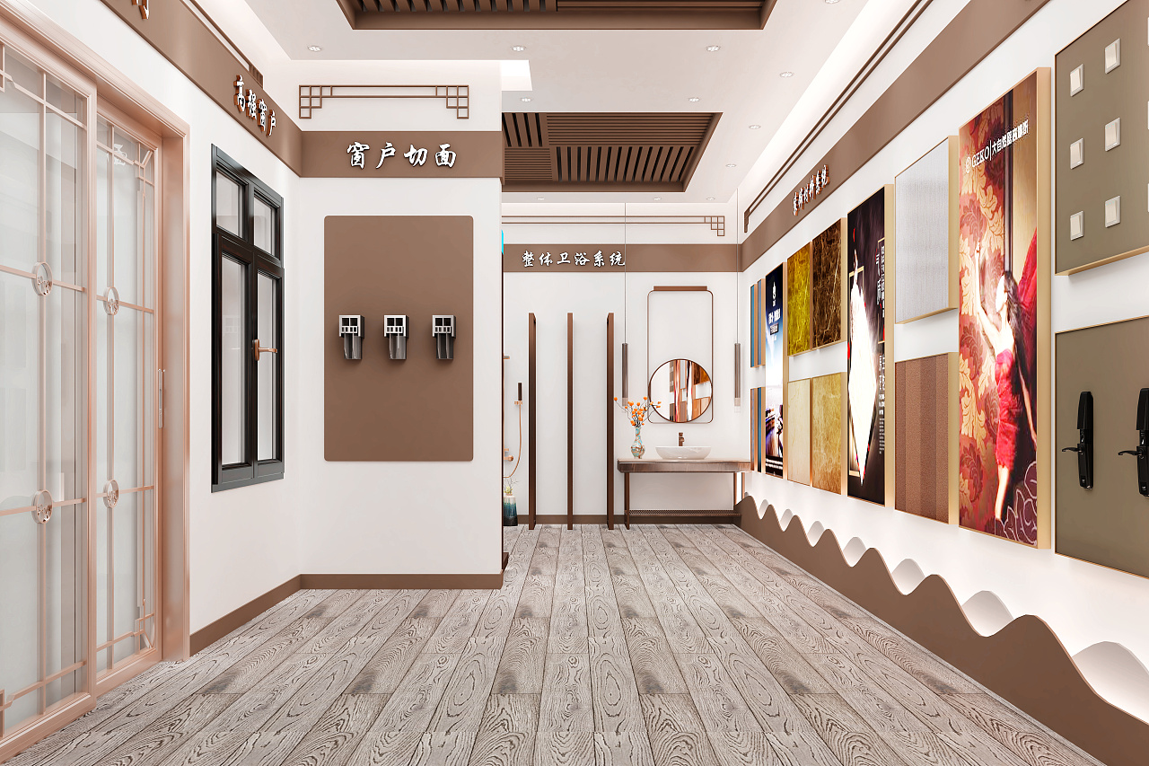 艺术展厅设计效果图|空间|室内设计|吴和中设计师 - 原创作品 - 站酷 (ZCOOL)