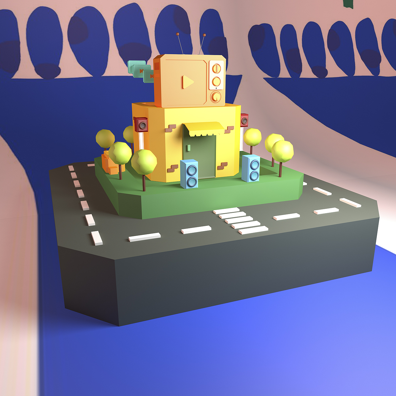 c4d建模练习|三维|人物/生物|耳东七_临摹作品-站酷zcool