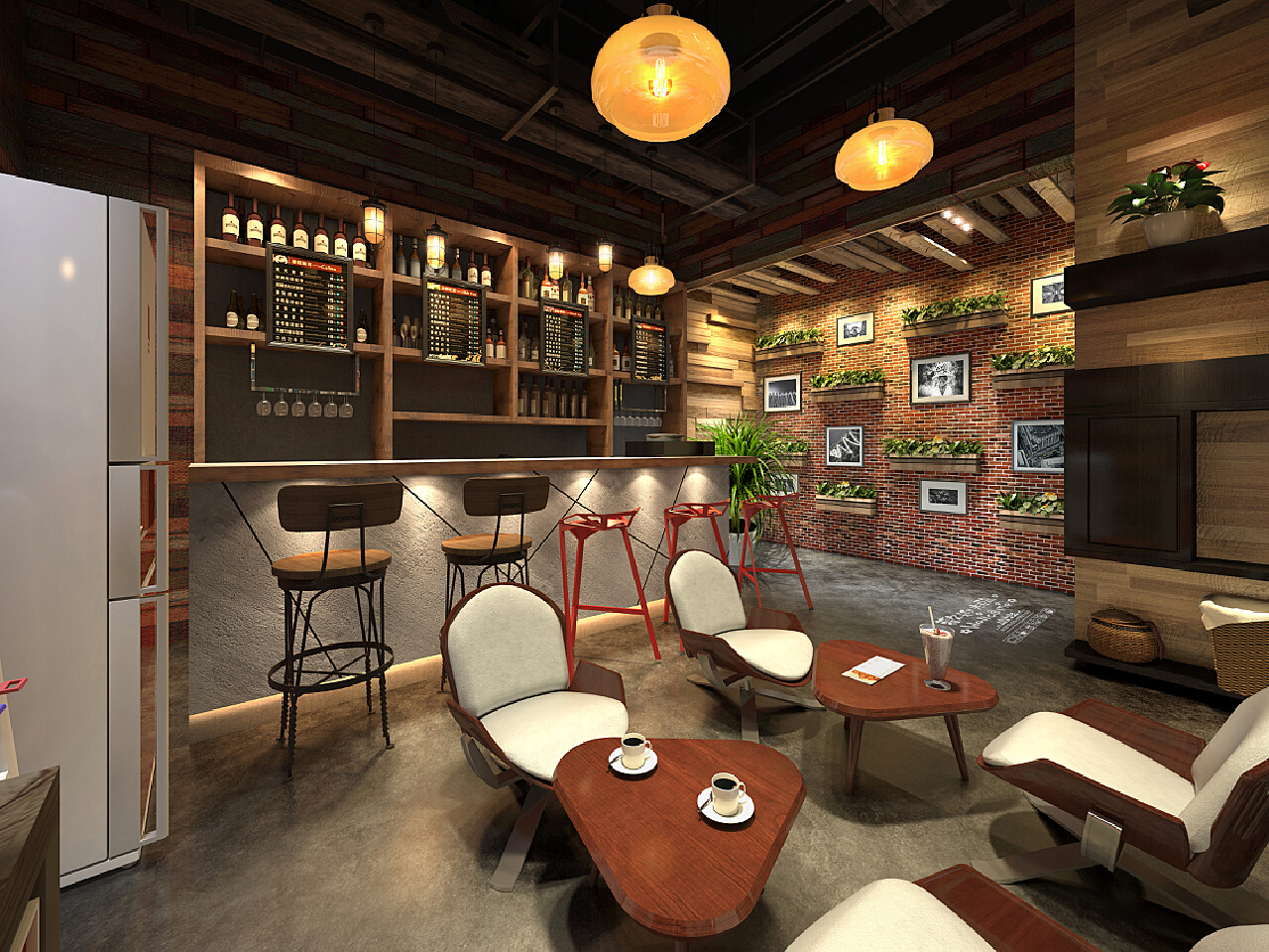 商场咖啡厅设计-上海视点案例展示-一品威客网