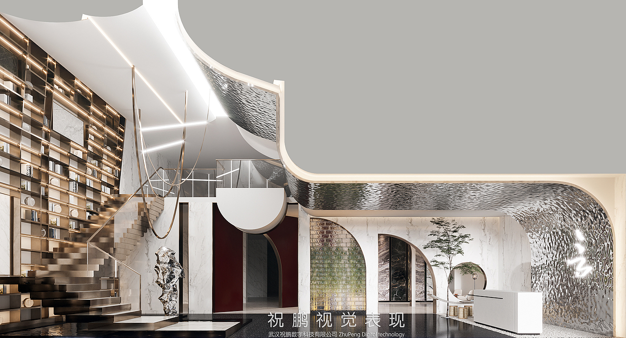 现代展厅合集（图ZMjUxODU4NDI4） - 展陈设计 - 站酷设计师祝鹏视觉表现原创素材 - 站酷ZCOOL