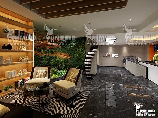 电竞酒店设计效果图_商务电竞酒店设计效果图