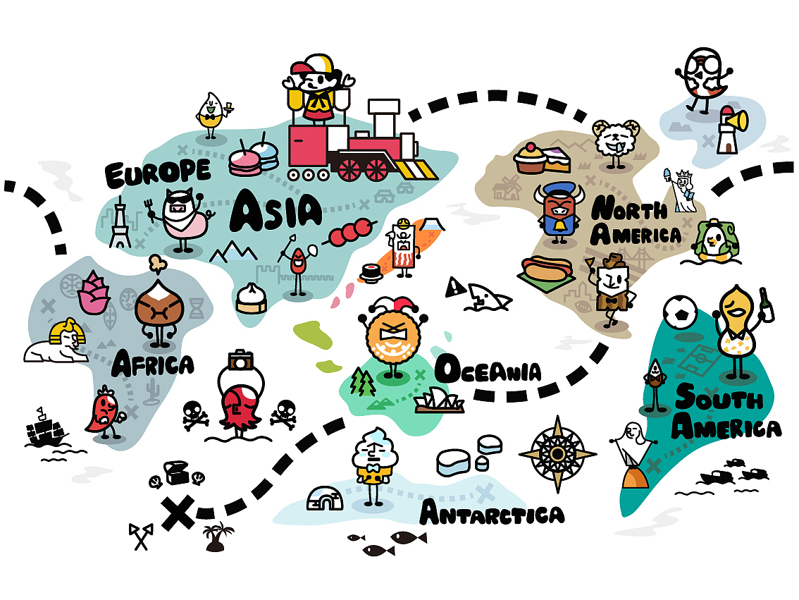 良品铺子-吉祥物家族设定