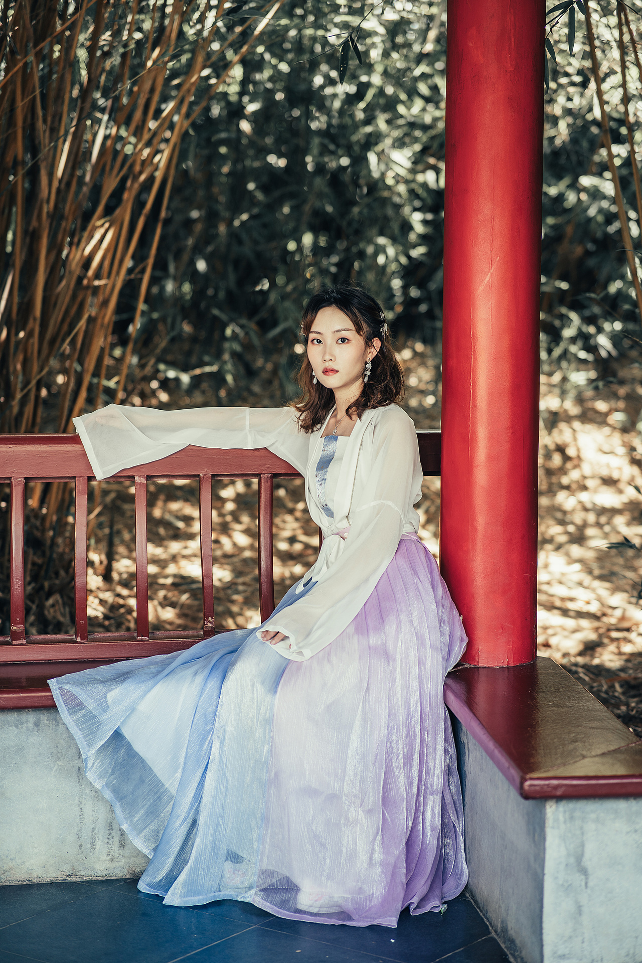 第一次拍摄汉服