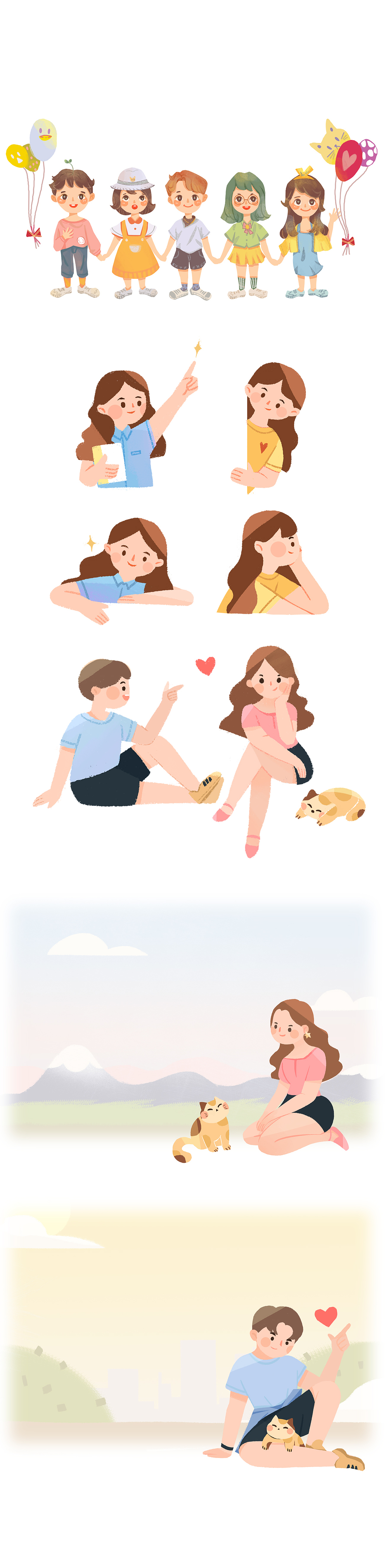 2017-2018插画作品集（图ZMTMxMDA1Njk2） - 艺术插画 - 站酷设计师爱画画的mihoo原创素材 - 站酷ZCOOL