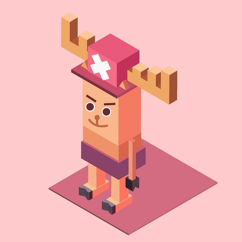 AI制作的2.5D场景和人物