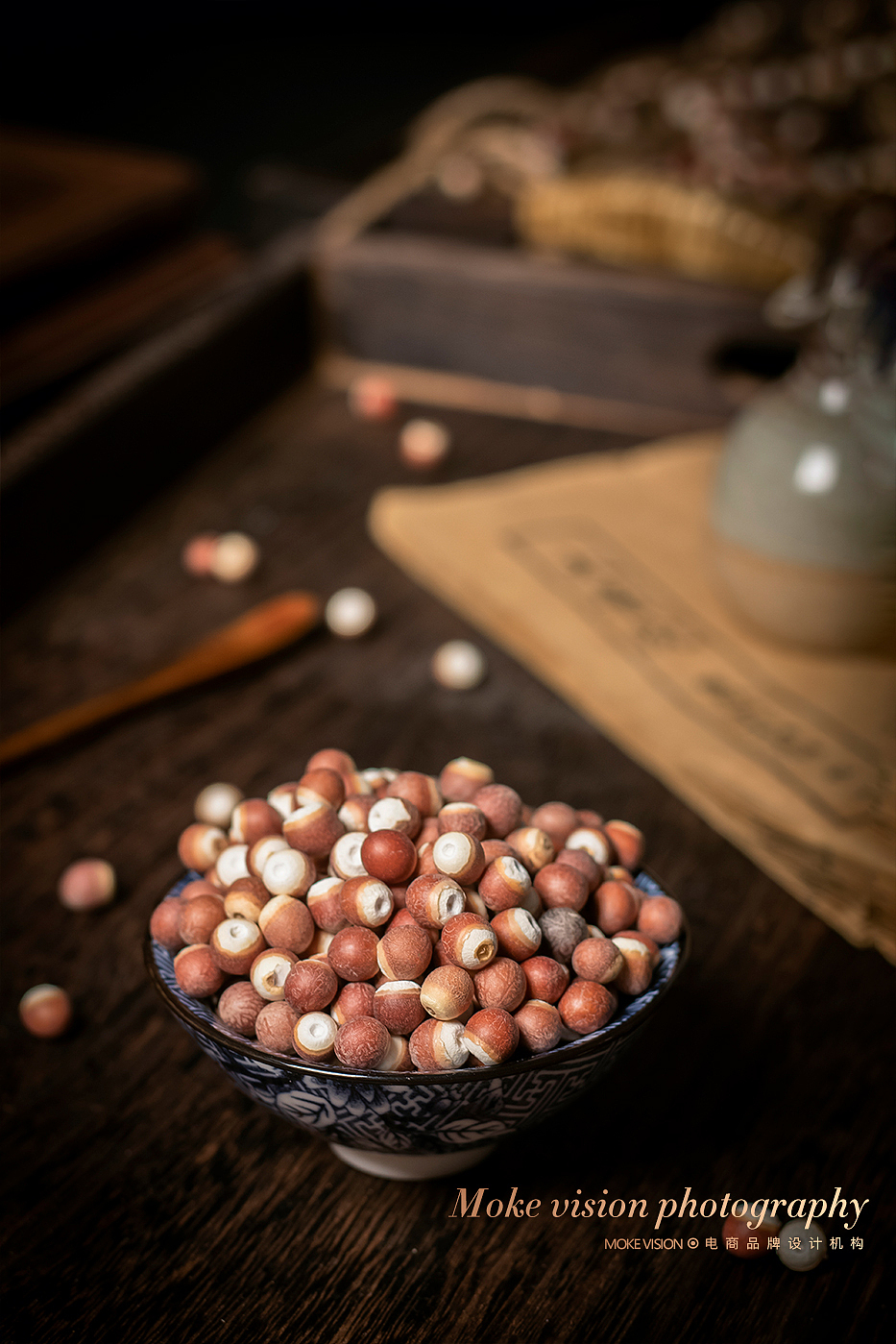电商静物拍摄/农产品/传统滋补/药食同源/芡实拍摄