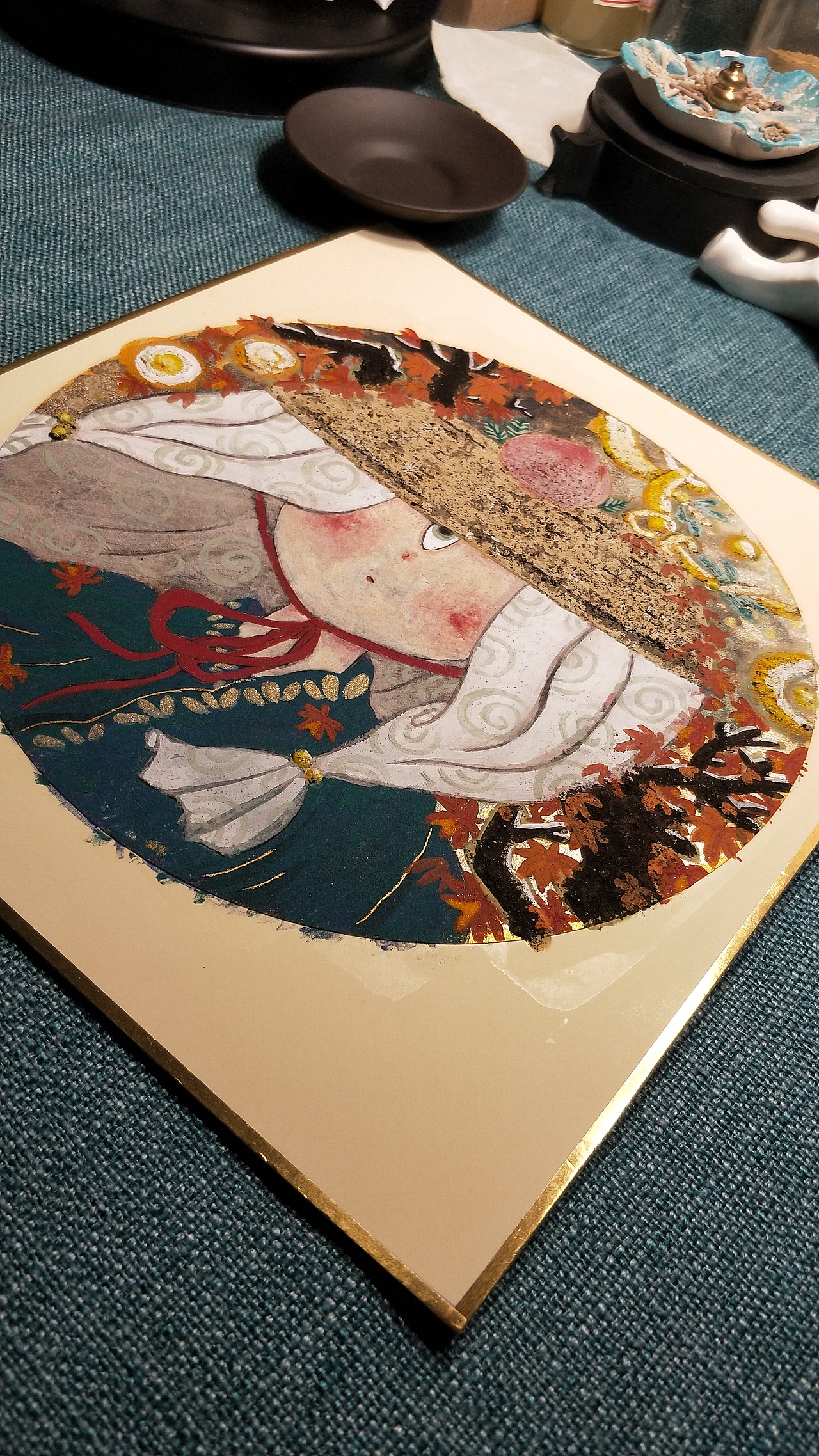 最近的岩彩小画