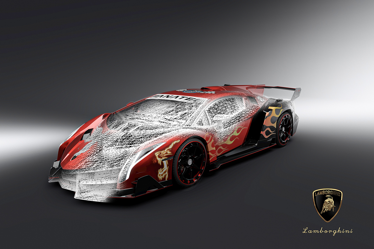 试手：兰博基尼全球限量3台的超级跑车Veneno（图ZMjQxNDE2ODY0） - 机械/交通 - 站酷设计师失去的落梅尼原创素材 - 站酷ZCOOL