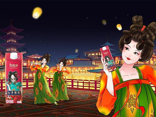 谷粒多×唐宫夜宴KV