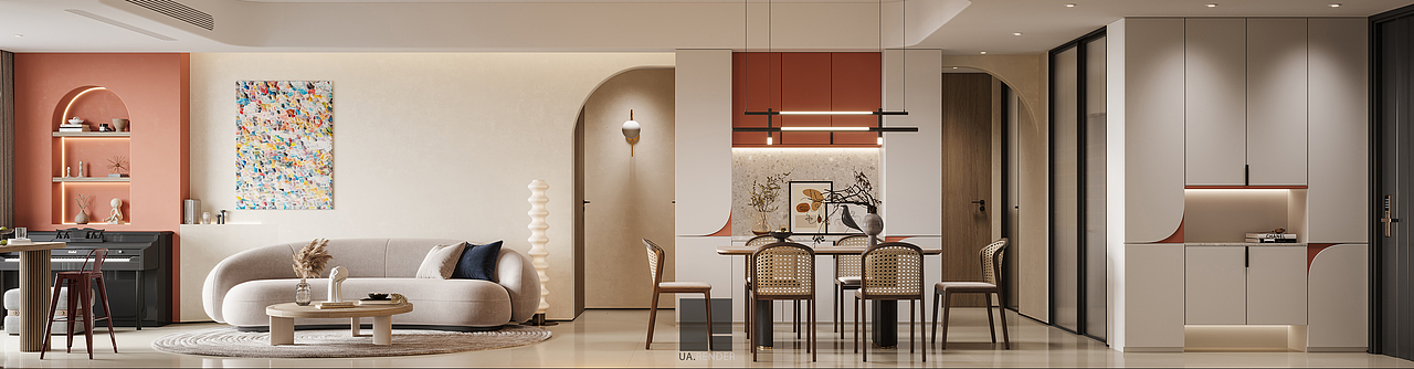 【半个】诧寂风（图ZMjc4NjI4MTMy） - 家装设计 - 站酷设计师W丶勇CGI原创素材 - 站酷ZCOOL