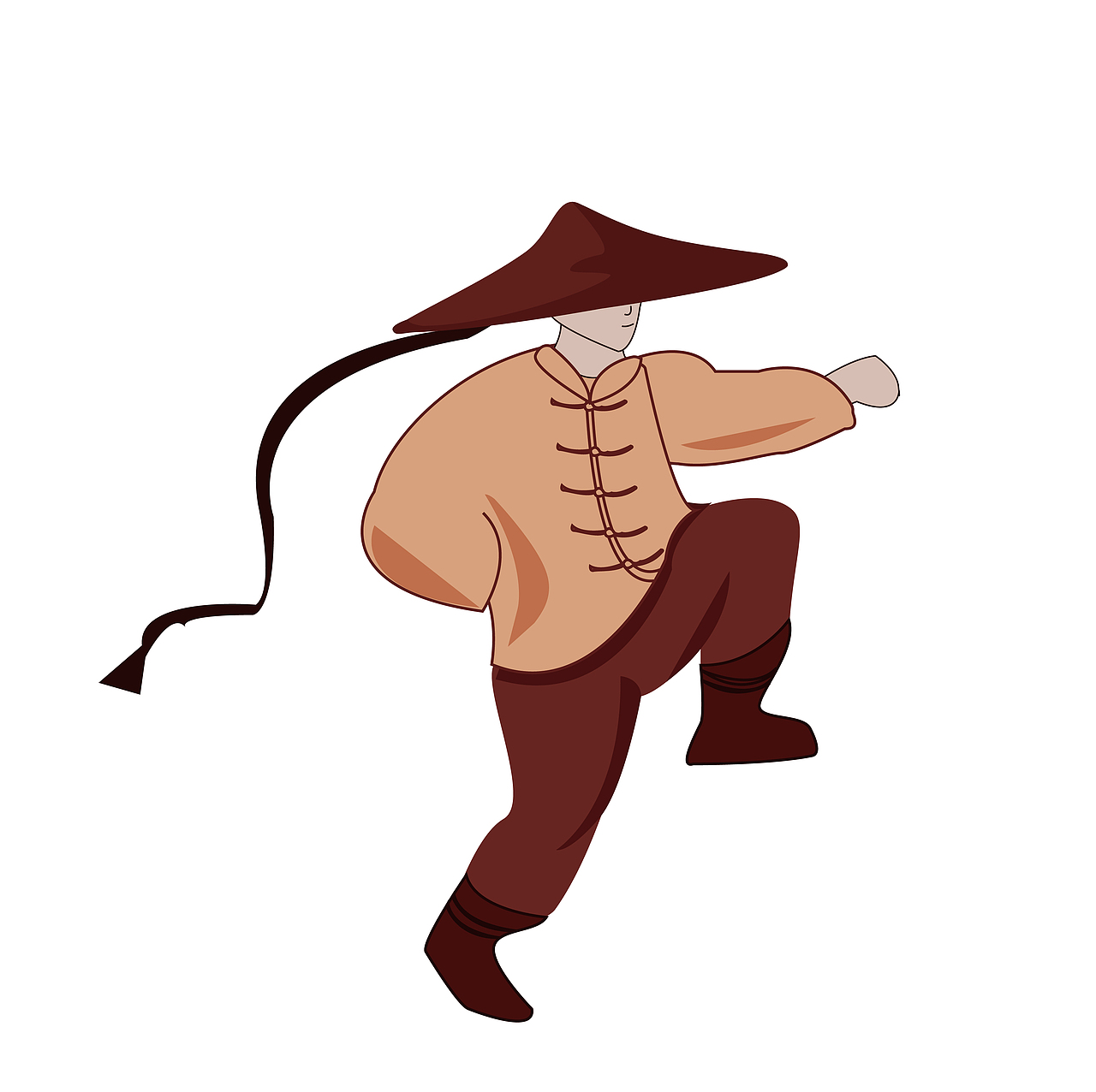 功夫小人（图ZNTc2MDkwODA=） - 艺术插画 - 站酷设计师七彩时光88原创素材 - 站酷ZCOOL