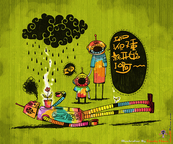 混乱的心 系列一（图ZMjA5Mjk0MDQ=） - 新锐潮流插画 - 站酷设计师whw131原创素材 - 站酷ZCOOL