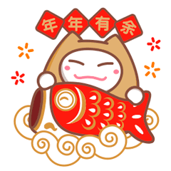 2019小福猫新年祝福微信表情包特辑（图ZMTQzNDkwNTc2） - IP形象 - 站酷设计师福气满满小福气原创素材 - 站酷ZCOOL