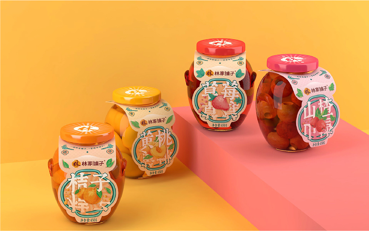 林家铺子 水果罐头包装设计(图ZMjc5NjU2OTIw) - 包装 - 站酷设计师焙客设计原创素材 - 站酷ZCOOL