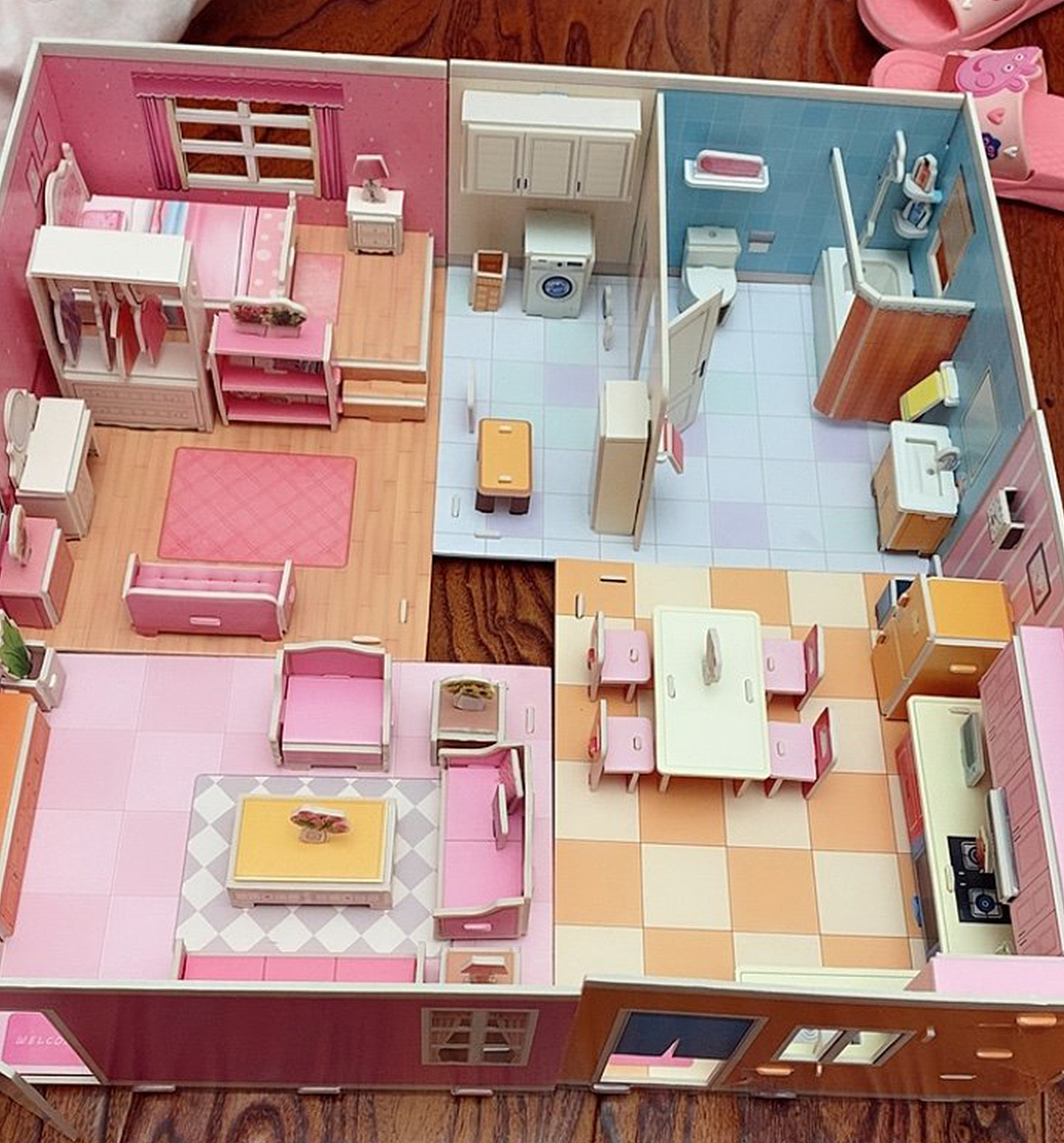 diy小娃娃屋_立體拼圖設(shè)計（圖ZMjM2MjMzMjM2） - 玩具 - 站酷設(shè)計師紙模設(shè)計師JENTC原創(chuàng)素材 - 站酷ZCOOL