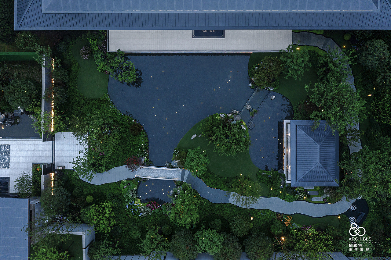 成都彭州弘阳营销中心景观实景