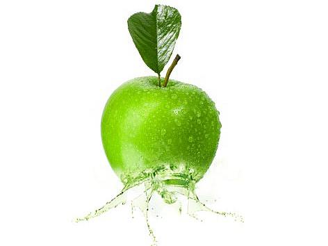青苹果、水合成