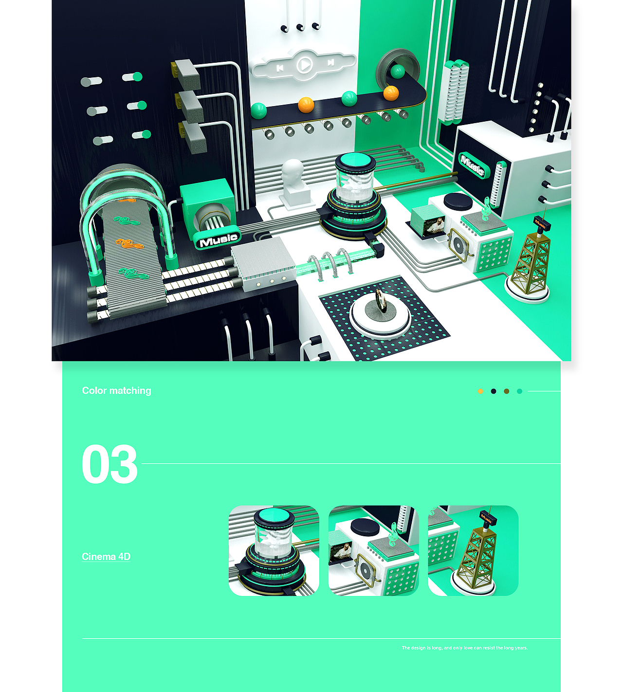 C4D 习作（图ZMTIxNTU0NjAw） - 其他三维 - 站酷设计师CY860434303原创素材 - 站酷ZCOOL