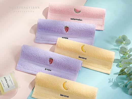 多色清新童巾拍摄